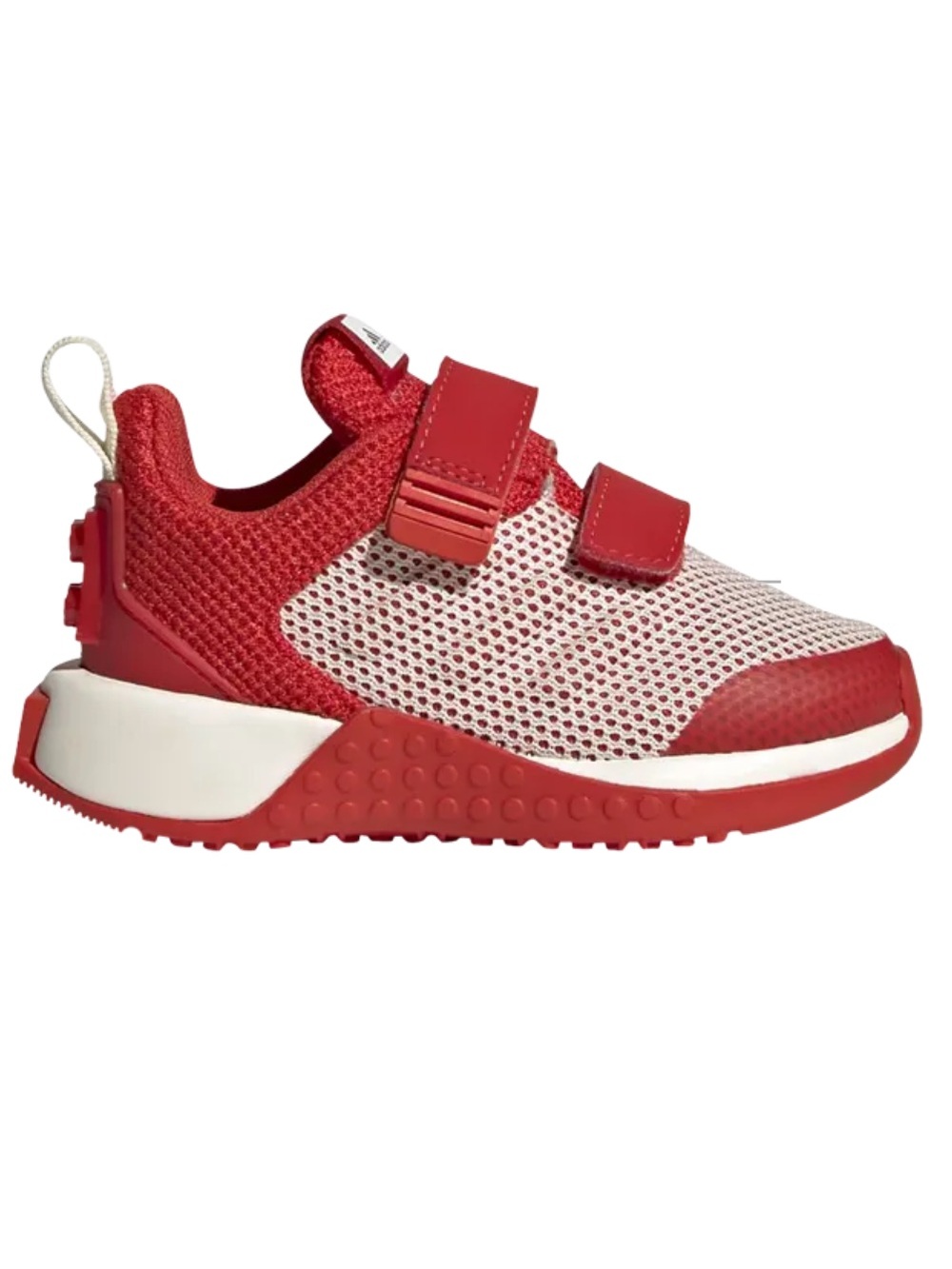 New in box Adidas X Lego Kids Red Athletic Sneakers with Hook-and-Loop Straps